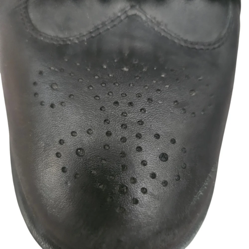 Sandro Moscoloni‎ Black Vineyard Leather  Tassel Loafers Men 10.5 D